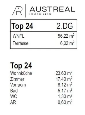2-Zimmer-Wohnung kaufen in Wien – 56,22 m², € 389.000 – Bild 3 von 8