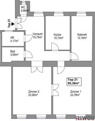 4-Zimmer-Wohnung kaufen in Wien – 93,95 m², € 429.000 – Bild 41 von 41