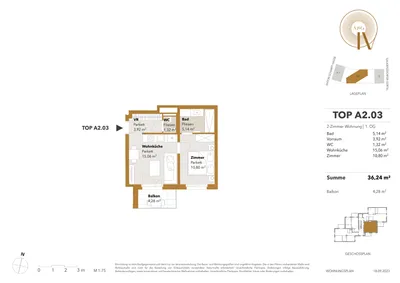 2-Zimmer-Wohnung mieten in Wien – 36,24 m², € 899 – Bild 24 von 24