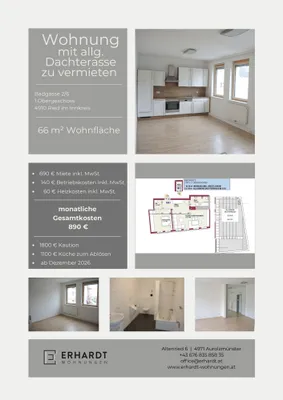 2-Zimmer-Wohnung mieten in Ried im Innkreis – 66 m², € 890 – Bild 8 von 8