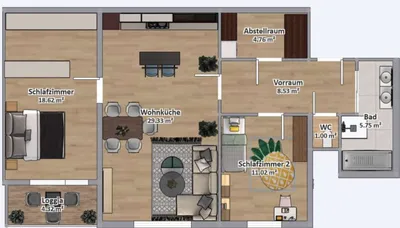 3-Zimmer-Wohnung mieten in Wien – 79 m², € 1.690 – Bild 24 von 24
