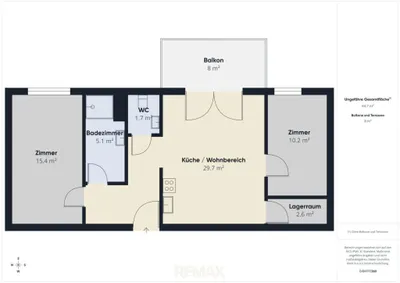 3-Zimmer-Wohnung mieten in Bruck an der Leitha – 64,93 m², € 1.012 – Bild 8 von 8