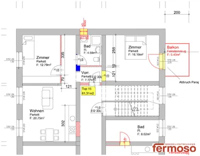 3-Zimmer-Wohnung mieten in Graz – 63 m², € 763 – Bild 4 von 4