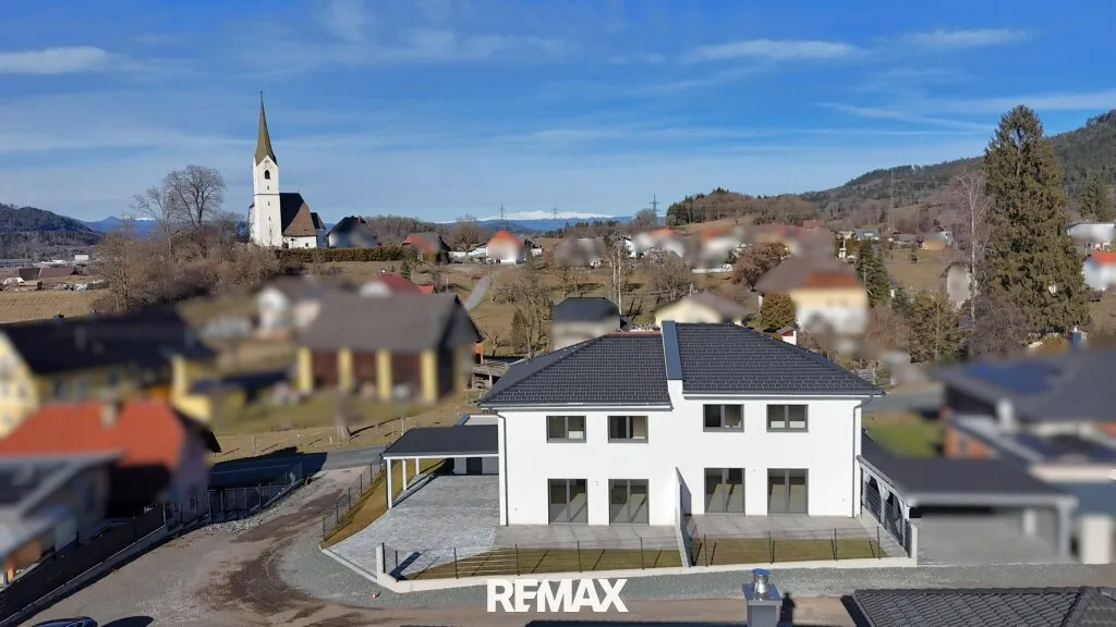 Exklusiver Erstbezug: Doppelhaushälfte in idyllischer Lage von Maria Saal - Ansicht 2