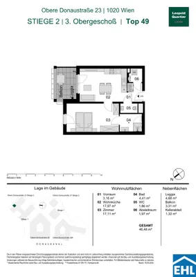 Immobilie kaufen in Wien – 46,48 m², € 459.000 – Bild 31 von 31
