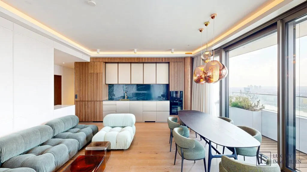 Möblierte Luxuswohnung im Danube Flats, 100 m², 3 Zimmer - Donaustadt, 1220 Wien - Ansicht 2