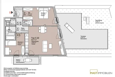 3-Zimmer-Wohnung mieten in Wien – 80,77 m², € 2.190 – Bild 10 von 11