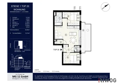 3-Zimmer-Wohnung kaufen in Wien – 68,58 m², € 499.000 – Bild 9 von 9