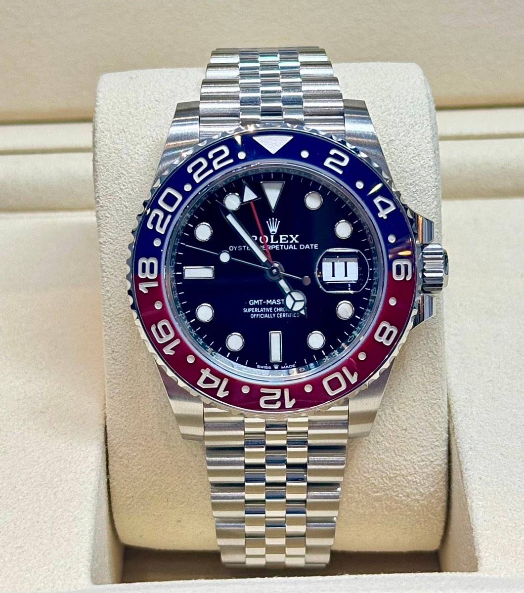 Rolex Gmt Master II Pepsi 126710BLRO mit Box&Papieren