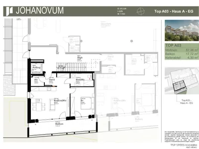 2-Zimmer-Wohnung kaufen in Sankt Johann im Pongau – 57,36 m², € 389.000 – Bild 5 von 5