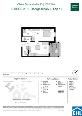 Immobilie kaufen in Wien – 47,55 m², € 429.000 – Bild 31 von 31