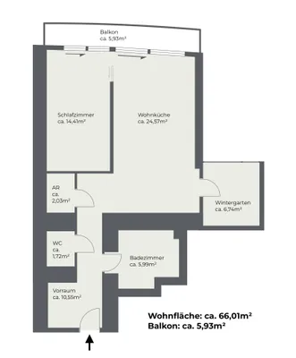 2-Zimmer-Wohnung kaufen in Wien – 66 m², € 799.000 – Bild 8 von 12