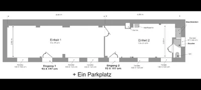 3-Zimmer-Gewerbeimmobilie mieten in Innsbruck – 60 m², € 1.200 – Bild 1 von 15