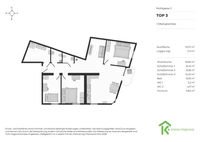 Wohnung mieten in Klagenfurt Land – 91 m², € 550 – Bild 10 von 10