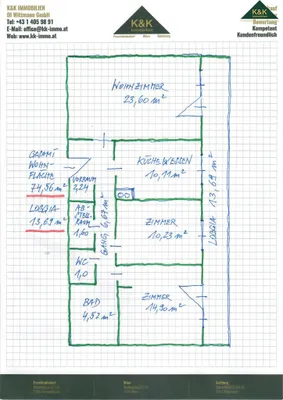 3-Zimmer-Wohnung kaufen in Graz – 74,56 m², € 175.000 – Bild 15 von 15