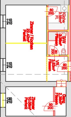2-Zimmer-Wohnung kaufen in Korneuburg – 45,81 m², € 95.000 – Bild 6 von 6