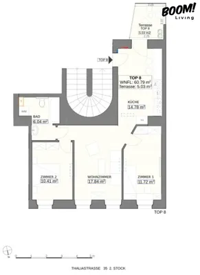 4-Zimmer-Wohnung kaufen in Wien – 60,79 m², € 409.000 – Bild 9 von 9