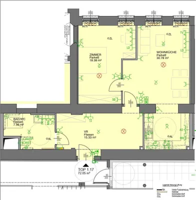 2-Zimmer-Wohnung mieten in Wiener Neustadt – 72,05 m², € 985 – Bild 12 von 15