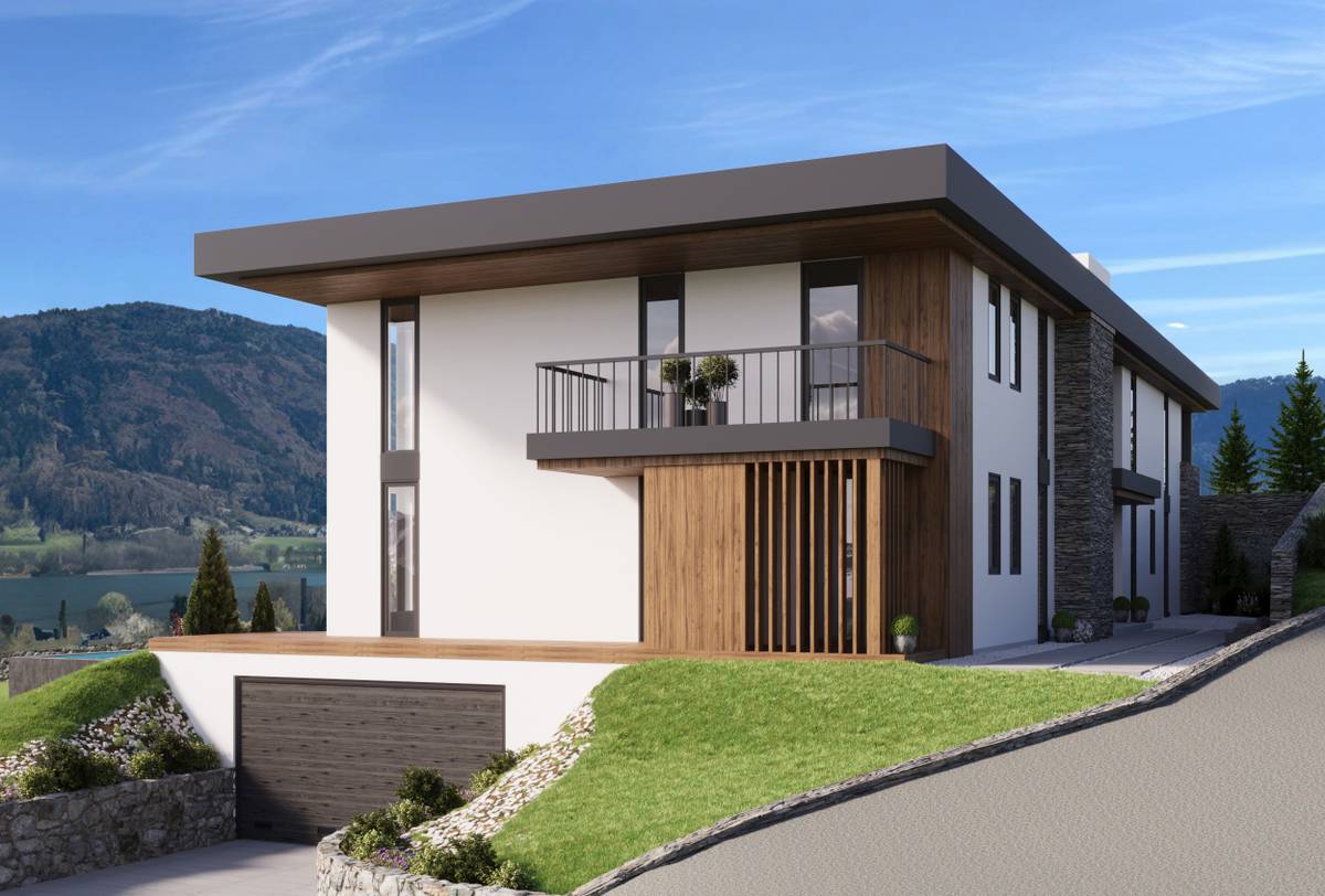 Exklusive, moderne Villa mit Seeblick - Widok 2