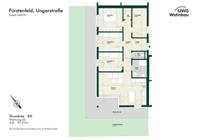 4-Zimmer-Wohnung kaufen in Hartberg-Fürstenfeld – 97,2 m², € 412.612 – Bild 2 von 5