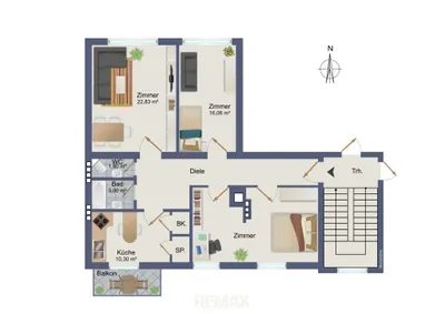 3-Zimmer-Wohnung kaufen in Graz – 98 m², € 225.000 – Bild 2 von 21
