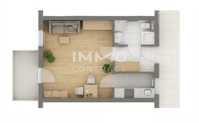 1-Zimmer-Wohnung mieten in Graz – 31,3 m², € 459 – Bild 11 von 11