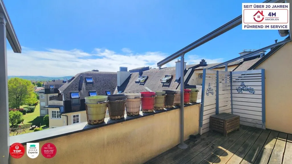 ️Sonniges Wohnerlebnis ️Dachgeschoss-Maisonette mit zwei Terrassen und Tiefgaragenplatz – pohled 2