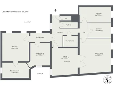 4-Zimmer-Wohnung mieten in Wien – 150,19 m², € 2.414 – Bild 16 von 16