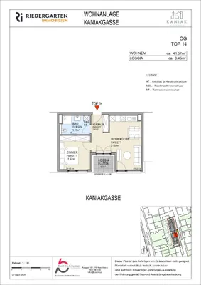 2-Zimmer-Wohnung kaufen in Wien – 41,57 m², € 275.000 – Bild 6 von 6