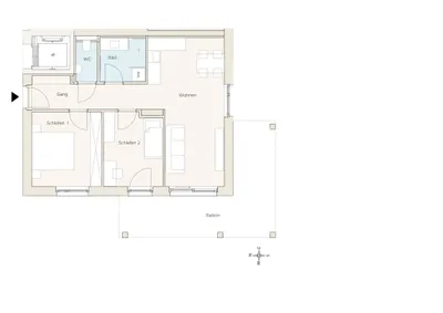 3-Zimmer-Wohnung kaufen in Graz – 57,67 m² – Bild 6 von 6