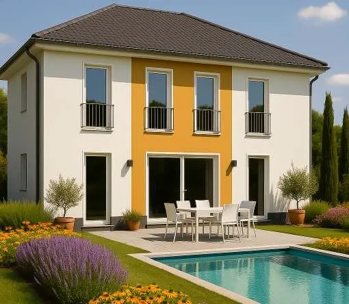 BAUMEISTER-UNIKAT STATT FERTIGHAUS: Aktionshaus VICTORIA & Grund monatlich schon ab € 2.849,-* - Ansicht 3