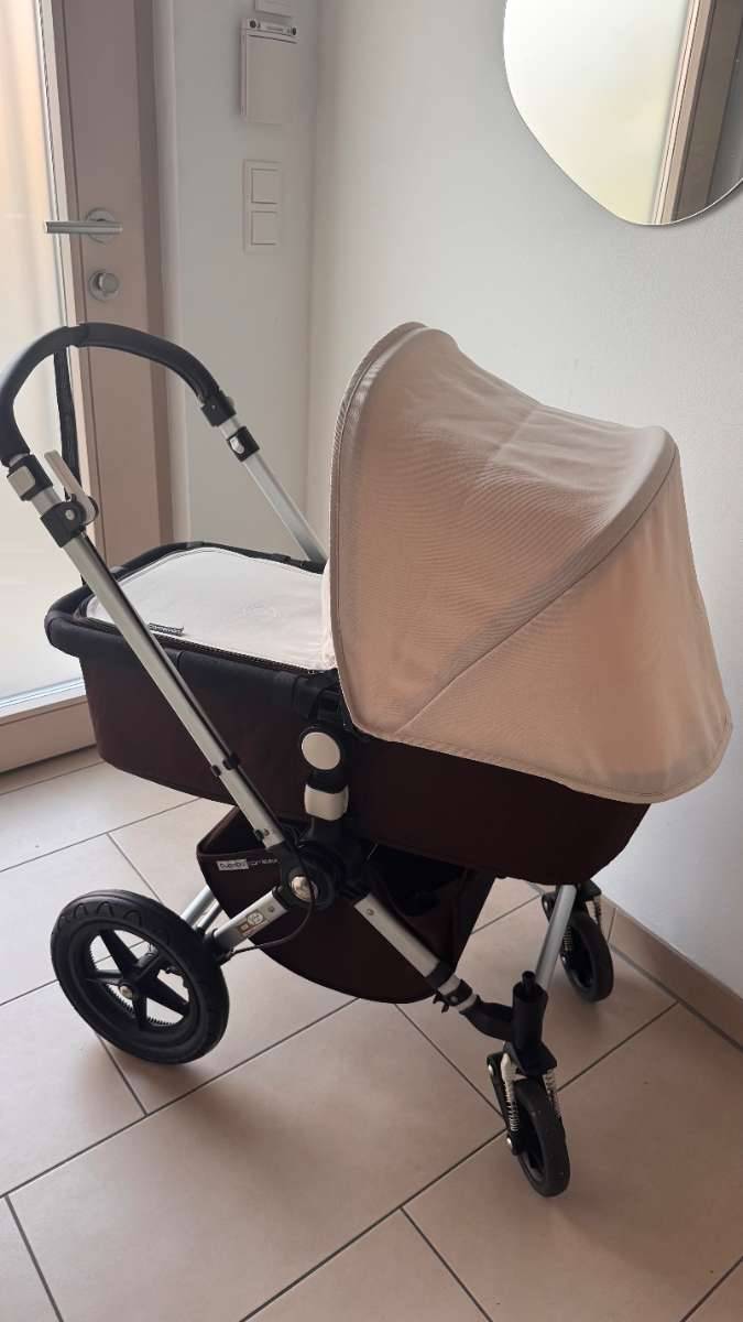 Bugaboo Cameleon Kinderwagen - beige/ braun - inkl. Babywanne, Sportsitz &  Maxi-Cosi Adapter,  45,- (2522 Oberwaltersdorf) - willhaben