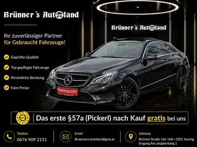 Mercedes-Benz E-Klasse E 350 BlueTEC Automatik Sport Coupe Panorama Sc...