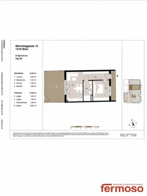 2-Zimmer-Wohnung kaufen in Wien – 47,69 m², € 349.000 – Bild 13 von 19