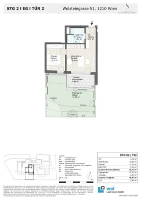 2-Zimmer-Wohnung kaufen in Wien – 38,13 m², € 259.000 – Bild 8 von 10