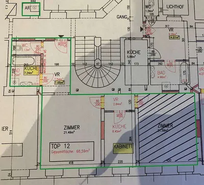 2-Zimmer-Wohnung mieten in Wien – 70 m², € 1.044 – Bild 24 von 24