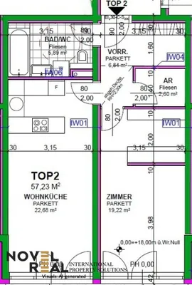 2-Zimmer-Wohnung mieten in Wien – 57,23 m², € 1.350 – Bild 14 von 14