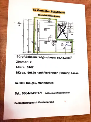 2-Zimmer-Immobilie mieten in Salzburg-Umgebung – 44 m², € 610