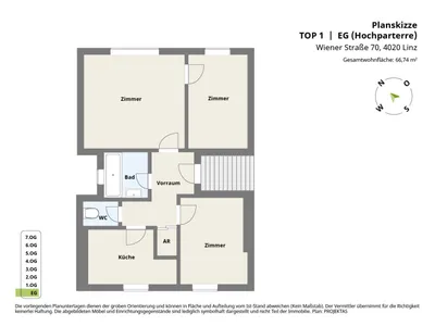 3-Zimmer-Wohnung kaufen in Linz – 66,74 m², € 179.000 – Bild 15 von 15