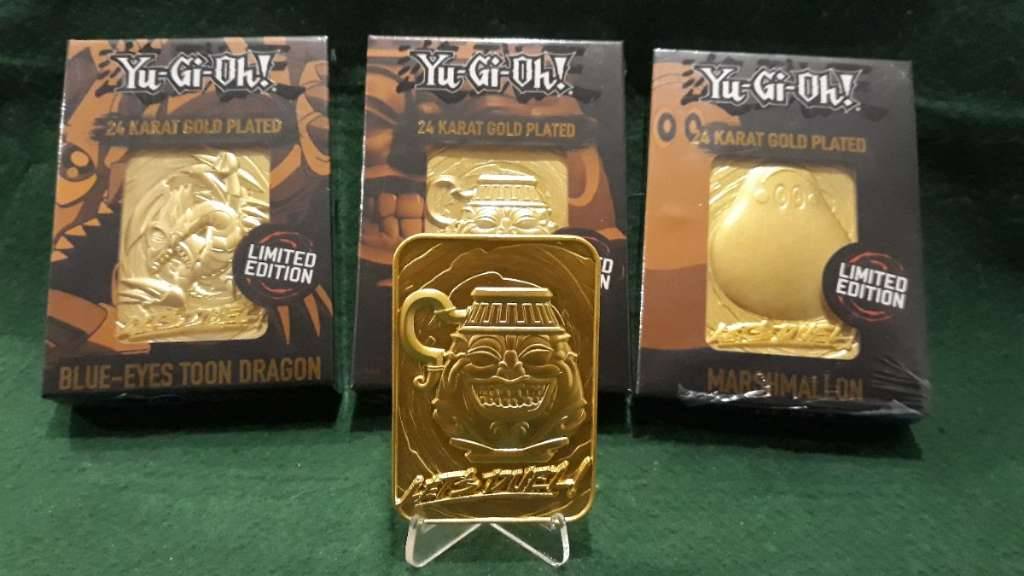 Yugioh! gold plated cards limited edition,  19,- (4906 Hof) - willhaben
