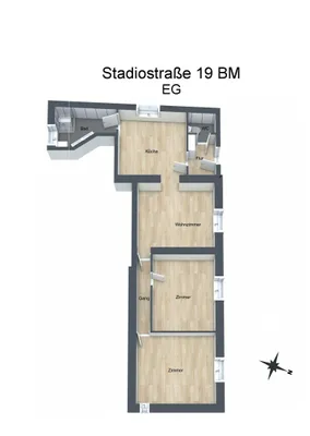 3-Zimmer-Wohnung mieten in Bruck-Mürzzuschlag – 77 m², € 608 – Bild 12 von 12