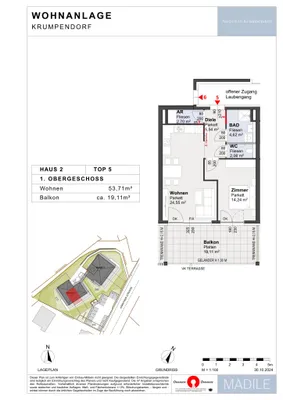 2-Zimmer-Immobilie kaufen in Klagenfurt Land – 53,71 m², € 365.400 – Bild 6 von 6
