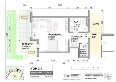 1-Zimmer-Wohnung mieten in Güssing – 60 m², € 698 – Bild 4 von 4