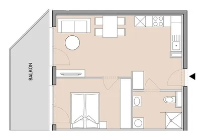 Moderne Neubauwohnung mit Balkon im 3. Stock, photo 1