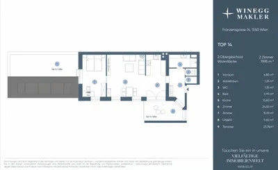 2-Zimmer-Wohnung kaufen in Wien – 68,35 m², € 650.000 – Bild 32 von 32