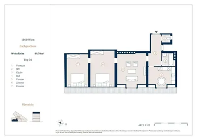3-Zimmer-Wohnung kaufen in Wien – 89,78 m², € 515.000 – Bild 17 von 17