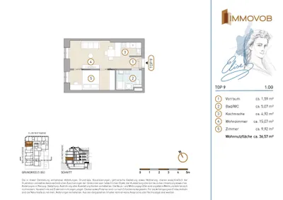 2-Zimmer-Wohnung kaufen in Wien – 36,57 m², € 235.618 – Bild 8 von 10