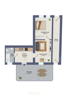 2-Zimmer-Wohnung kaufen in Sankt Pölten Land – 43,11 m², € 155.000 – Bild 11 von 11