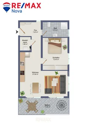 2-Zimmer-Wohnung kaufen in Graz-Umgebung – 55 m², € 220.000 – Bild 22 von 23