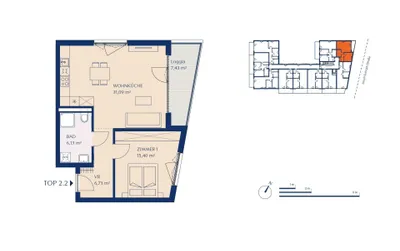 2-Zimmer-Wohnung kaufen in Innsbruck-Land – 59,39 m², € 425.000 – Bild 2 von 3